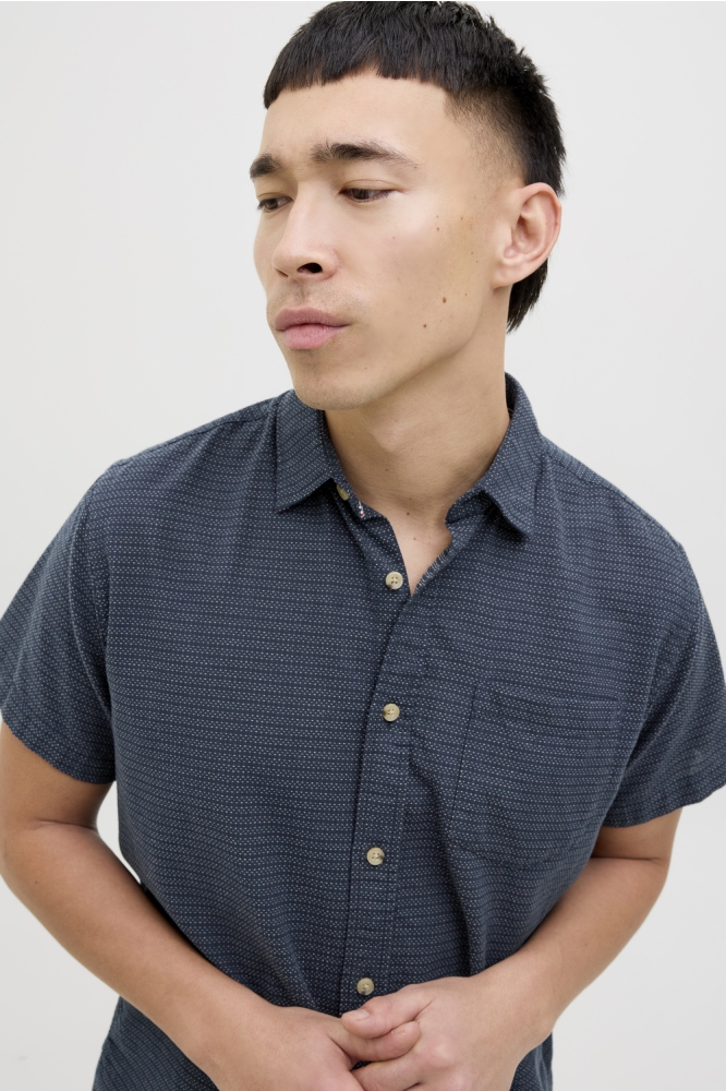 JJABEL SHIRT SS 12268993 NAVY BLAZER